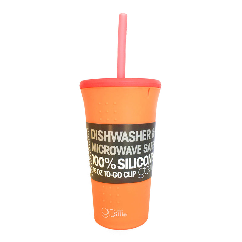 Gosili Silicone Straw Cups - 16OZ