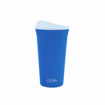 Gosili Printed Silicone To-Go Coffee Cup/ Tea Cup - 16OZ