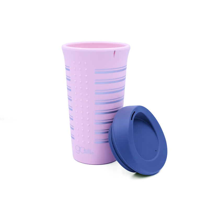 Gosili Printed Silicone To-Go Coffee Cup/ Tea Cup - 16OZ