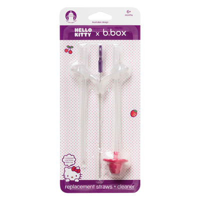 b.box replacement Hello Kitty straw and cleaning set