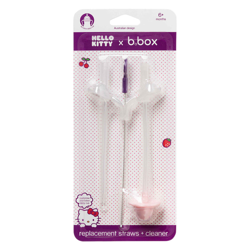 b.box replacement Hello Kitty straw and cleaning set