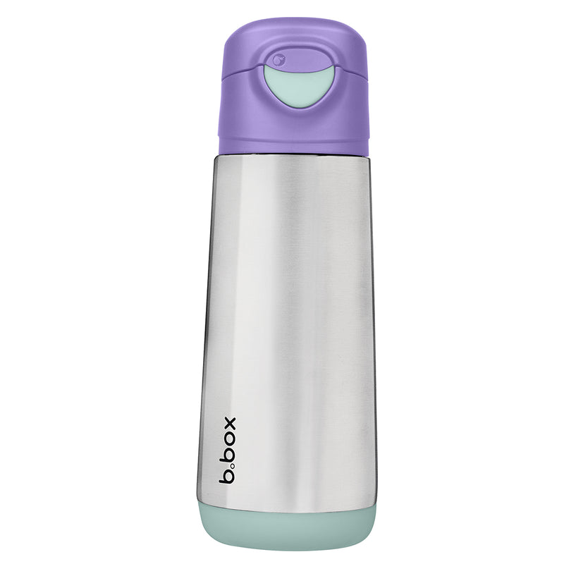 b.box Lilac Pop insulated sport spout drink bottle | b.box UK | bboxbaby.co.uk