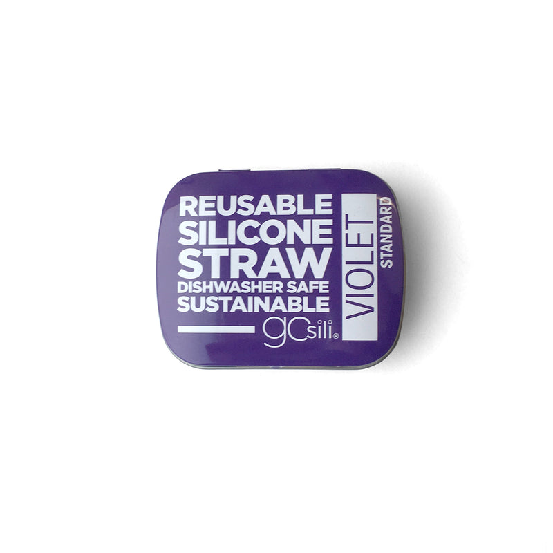 Gosili Portable and Reusable Silicone Straw with Travel Case