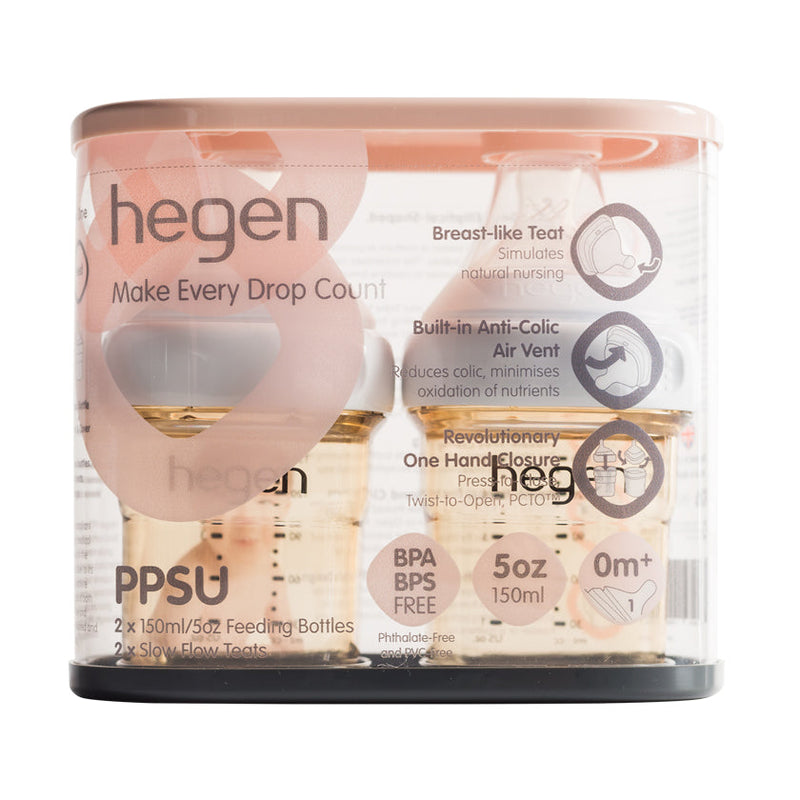 Hegen PCTO 150ml Feeding Bottle PPSU (2-pack)