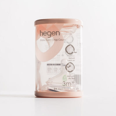 Hegen Teat Medium Flow, 2-Pack