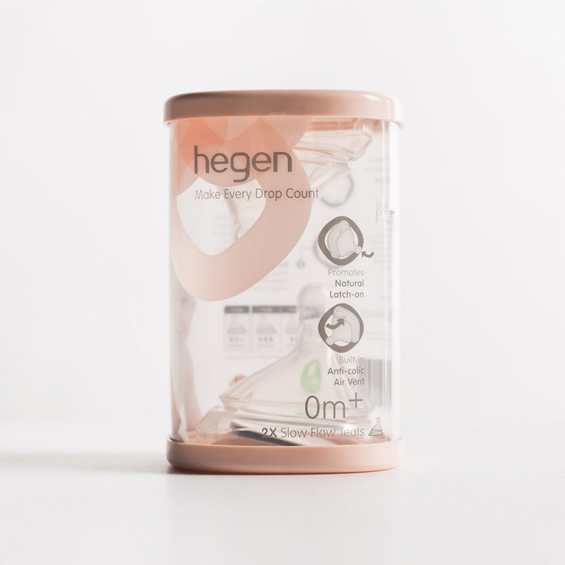 Hegen Teat Slow Flow, 2-Pack